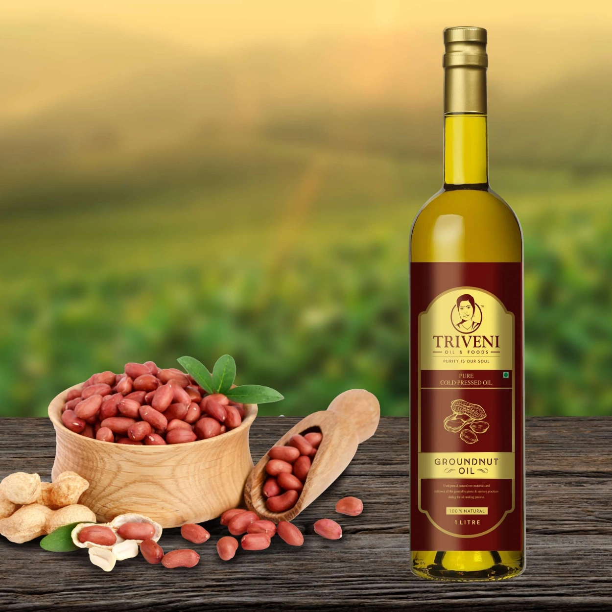 1 Groundnut Oil - Image 1